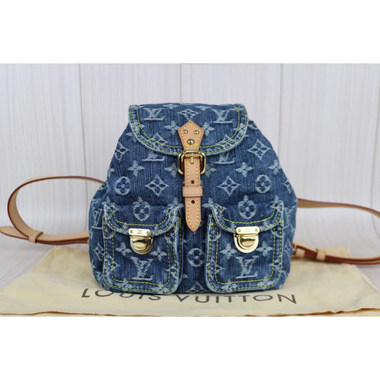 Rank SA | LV Monogram Denim Backpack|040704