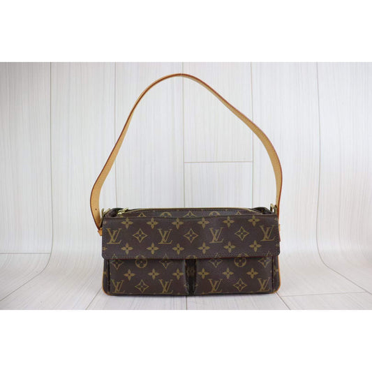 Rank AB |LV Monogram Viva Cite MM Shoulder Bag|090606