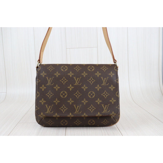 Rank A | LV Monogram Musette Tango Shoulder Bag|23011005