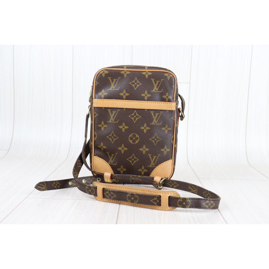 Rank A | LV Monogram Danube Shoulder Bag |23011901