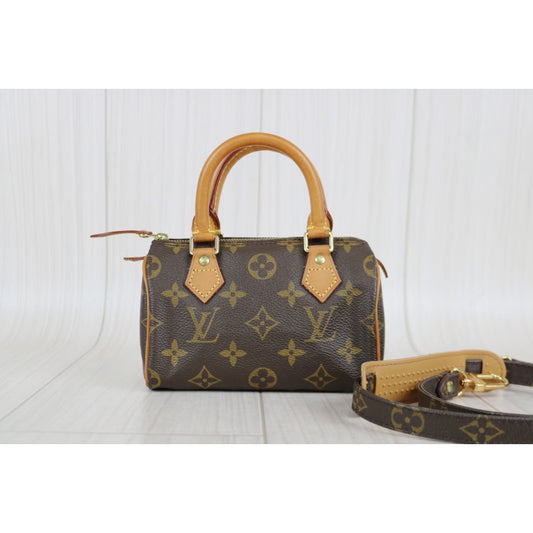 Rank A | LV Monogram Mini Speedy Handbag |040711