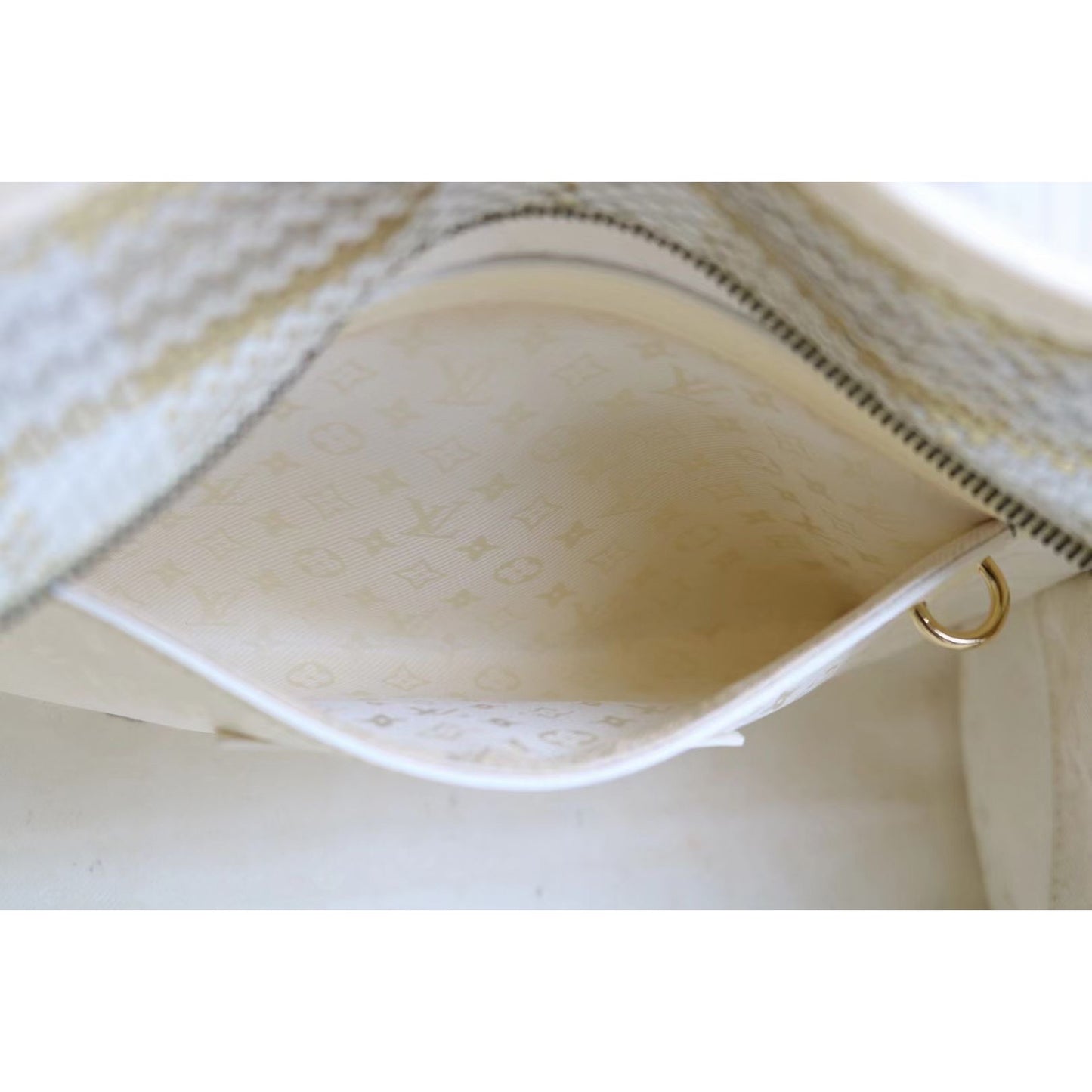 Rank A | LV Monogram Woven Bag Totebag |022512