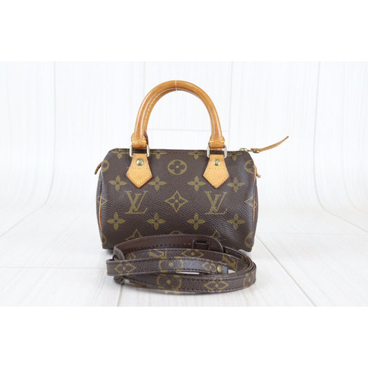 Rank AB | LV Monogram Mini Speedy Handbag |23012004