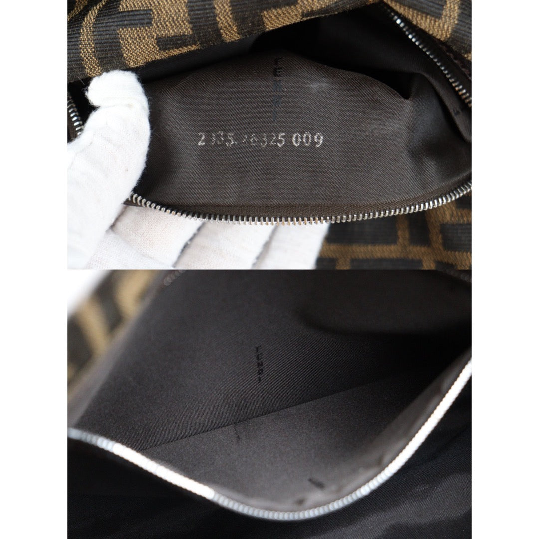 Rank A| FENDI Zucca Mamma Baguette Shoulder Bag |23042206