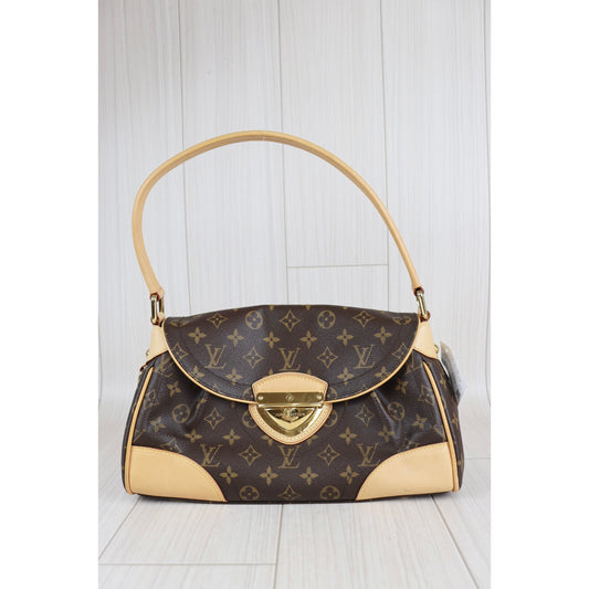 Rank AB | LV Monogram Beverly MM Shoulder Bag |090615