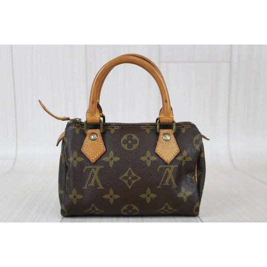 Rank A | LV Monogram Mini Speedy Handbag |021203