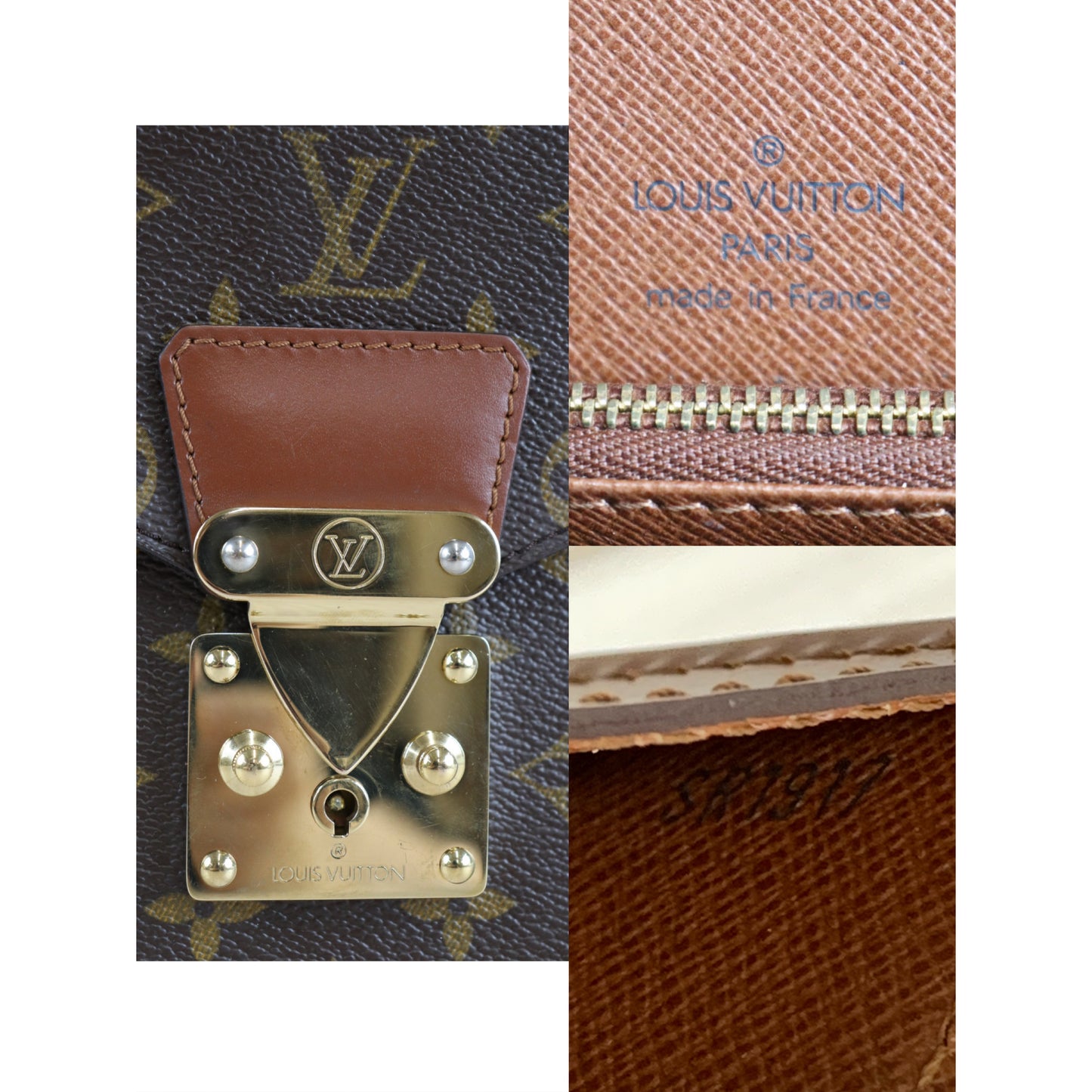 Rank AB | LV Monogram Concorde Handbag |082403