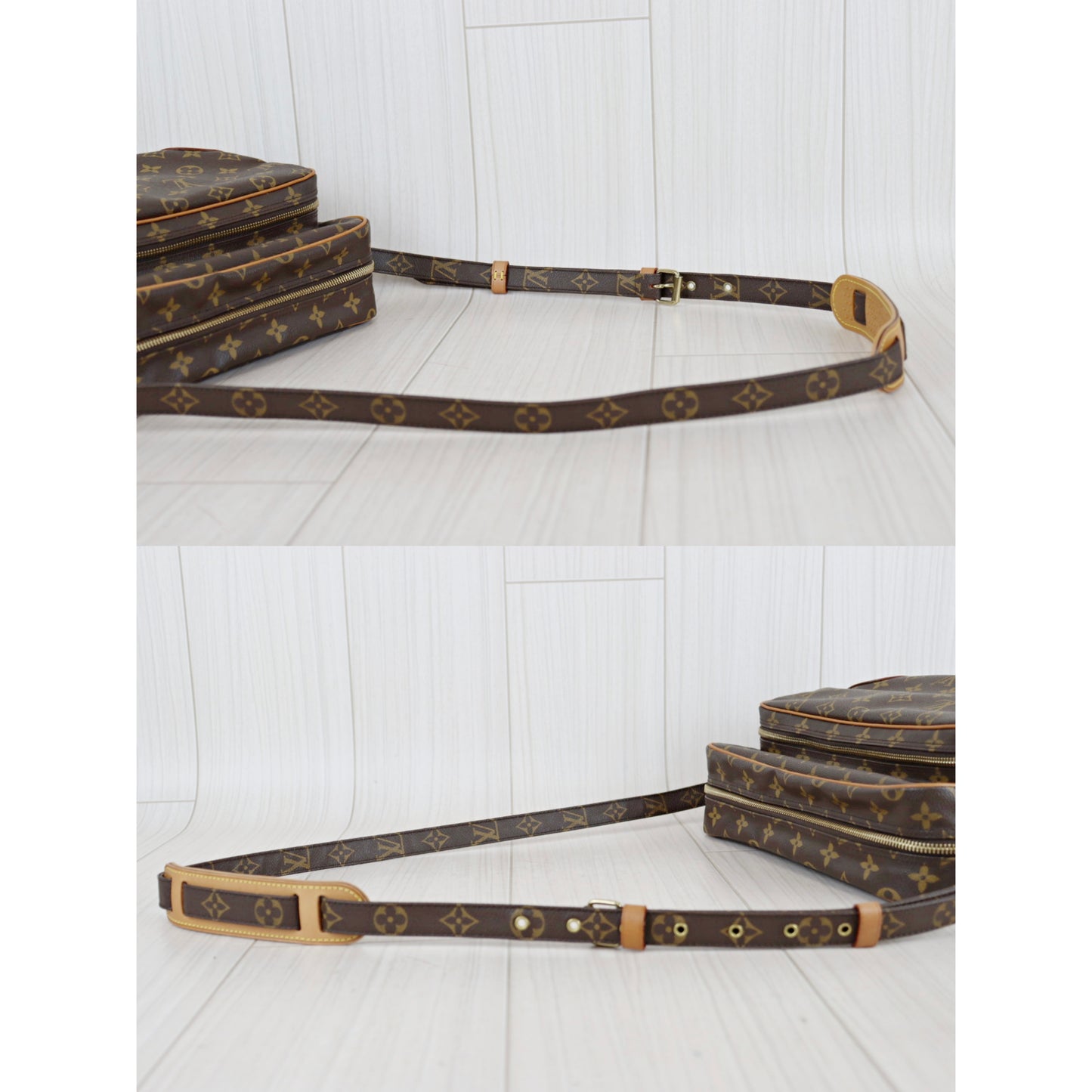 Rank A |LV Monogram Nile Shoulder Bag|082202