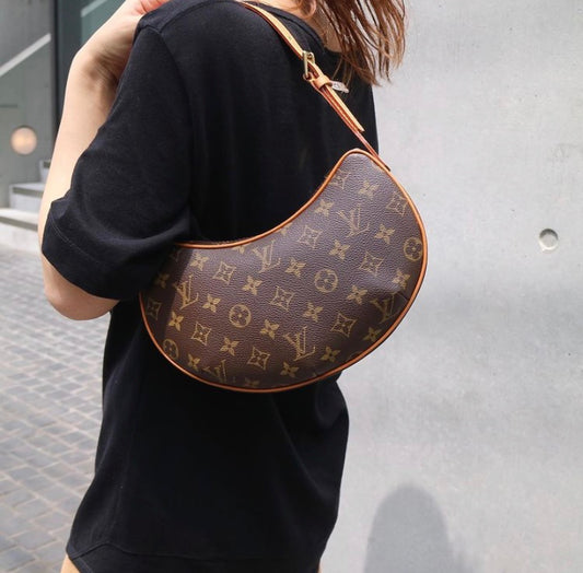 Rank SA |LV Monogram Pochette Croissant Shoulder Bag|021102