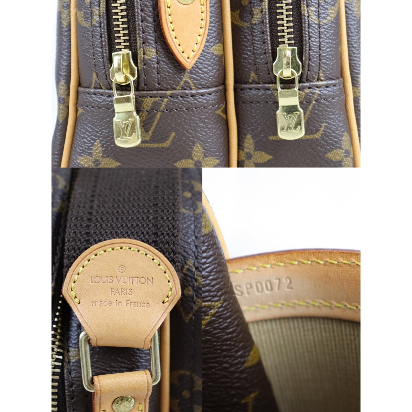 Rank A | LV Monogram Reporter PM Shoulder Bag |072705