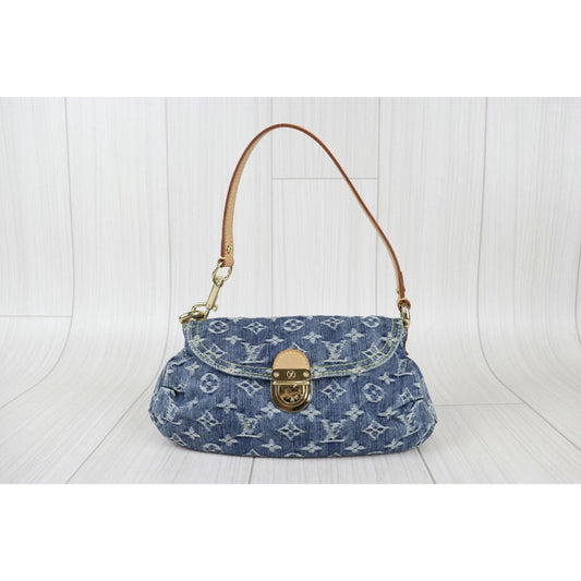 Rank A | LV Mini Pretty Blue Shoulder Bag |22110405