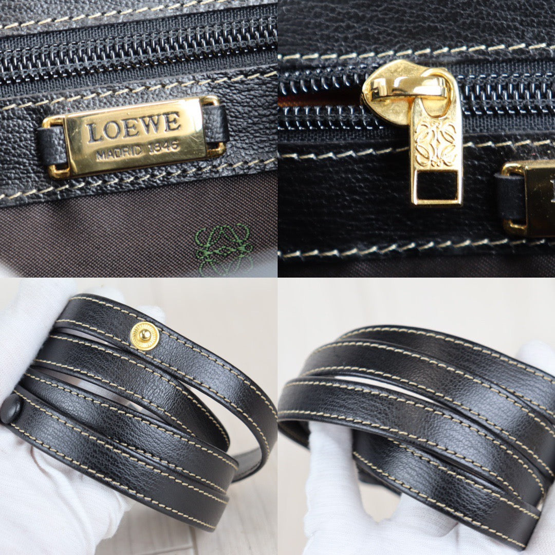 Rank A | Loewe Belasquez Twist Handbag Shoulder Bag |22121304