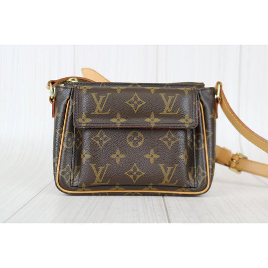 Rank A | LV Monogram Viva cite PM Shoulder Bag |031012