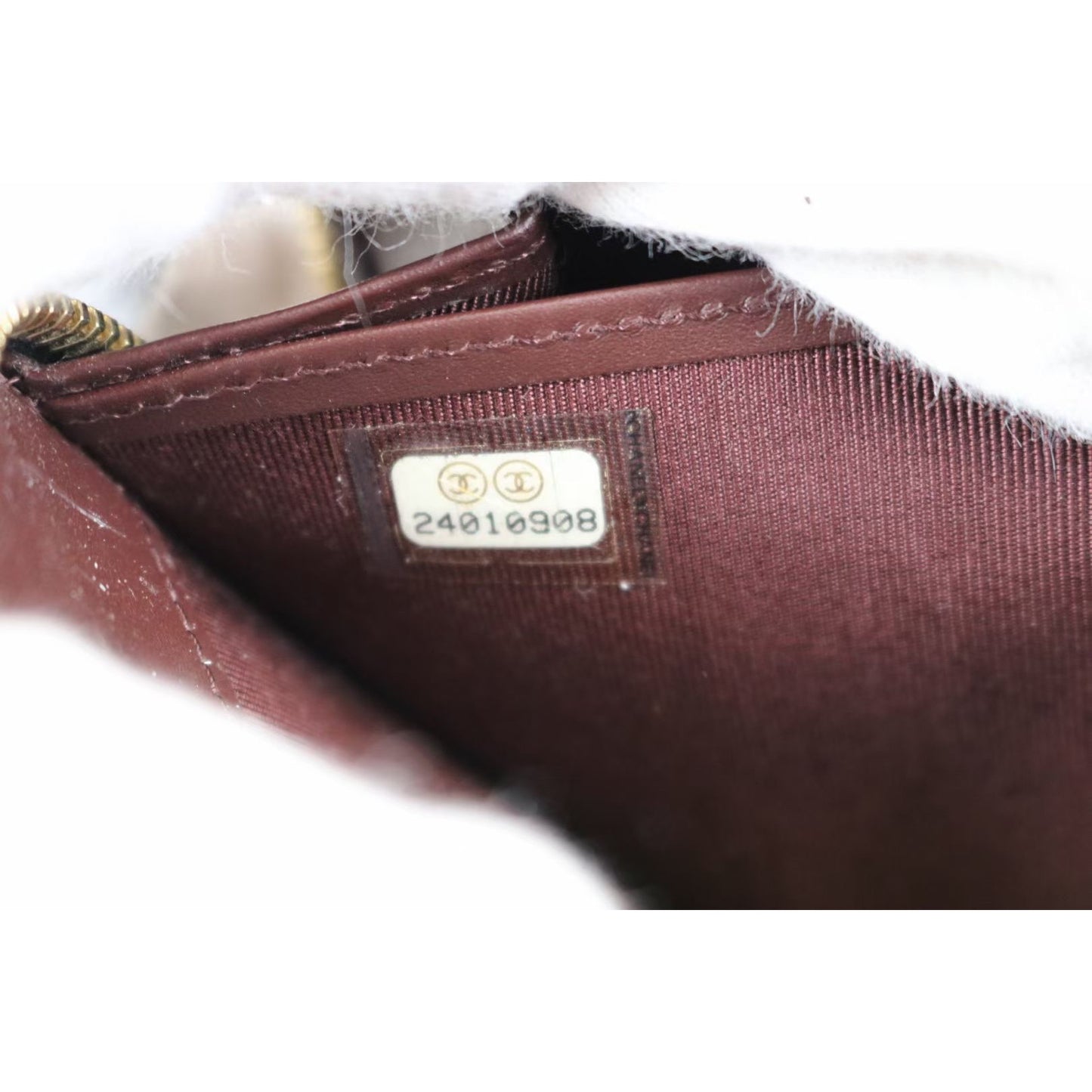 Rank A |Chanel Caviar Skin Matrasse Wallet|062012