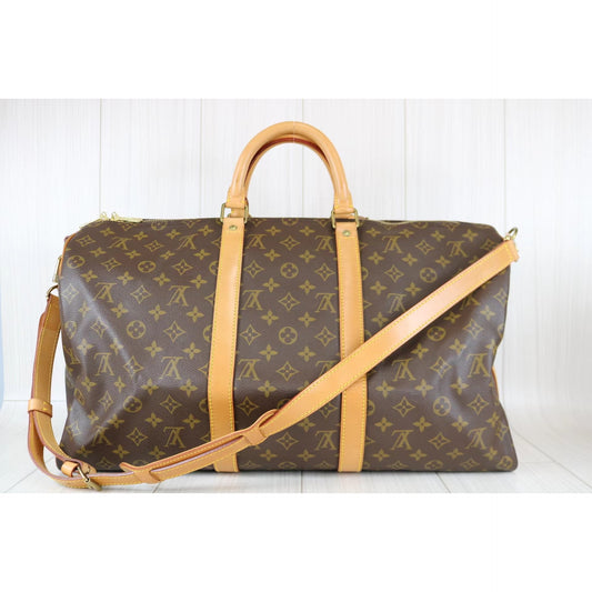 Rank A | LV Monogram Keypol Bandrière 50 |070809