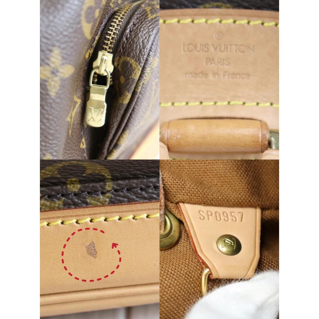 Rank A | LV Monogram Montsouris PM Backpack|22110202