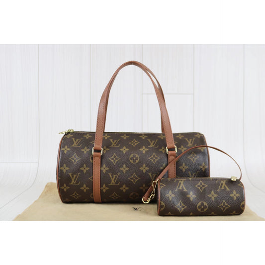 Rank A | LV Monogram Papillon 30 Handbag |060403