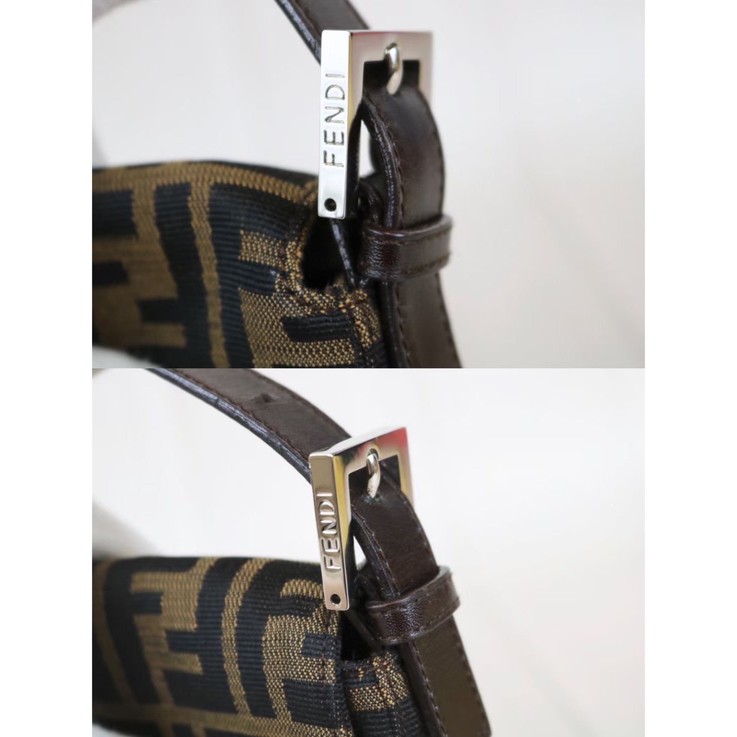 Rank A | FENDI Zucca Mamma Baguette Shoulder Bag |032005