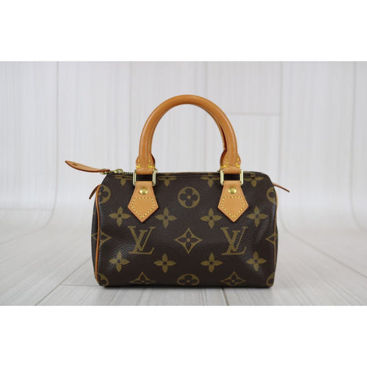 Rank A | LV Monogram Mini Speedy Handbag |030809
