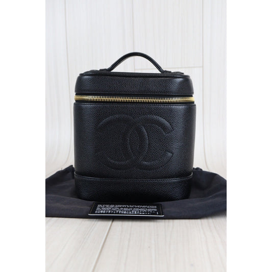 Rank AB | CHANEL Caviar Skin Vanity Handbag |23022008