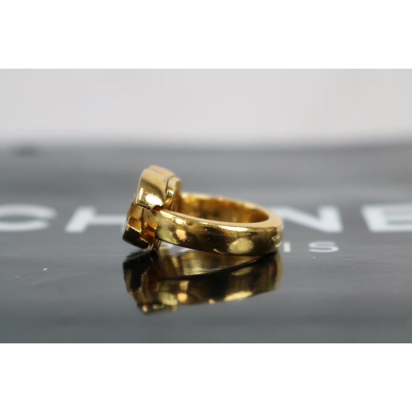 Rank A | CHANEL COCO Mark Ring |020903