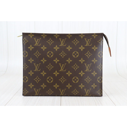 Rank A | LV Monogram Pochette Toilette 26 |23012704