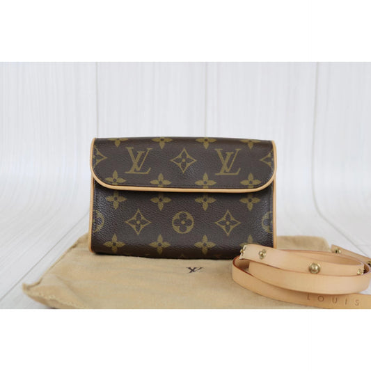 Rank A | LV Monogram Pochette Florentine Waist Bag XS|060510
