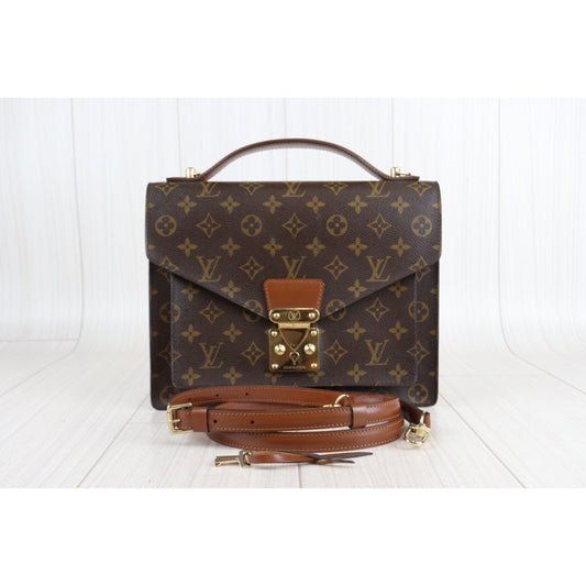 Rank A | LV Monogram Monceau28 Shoulder Bag |23021404