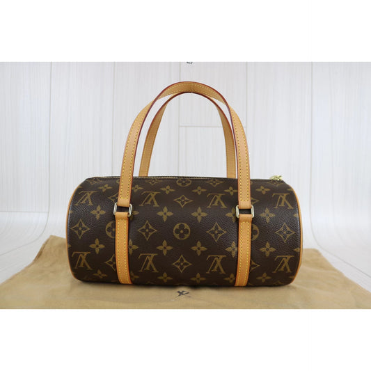 Rank A | LV Monogram Papillon 26 Handbag |062004