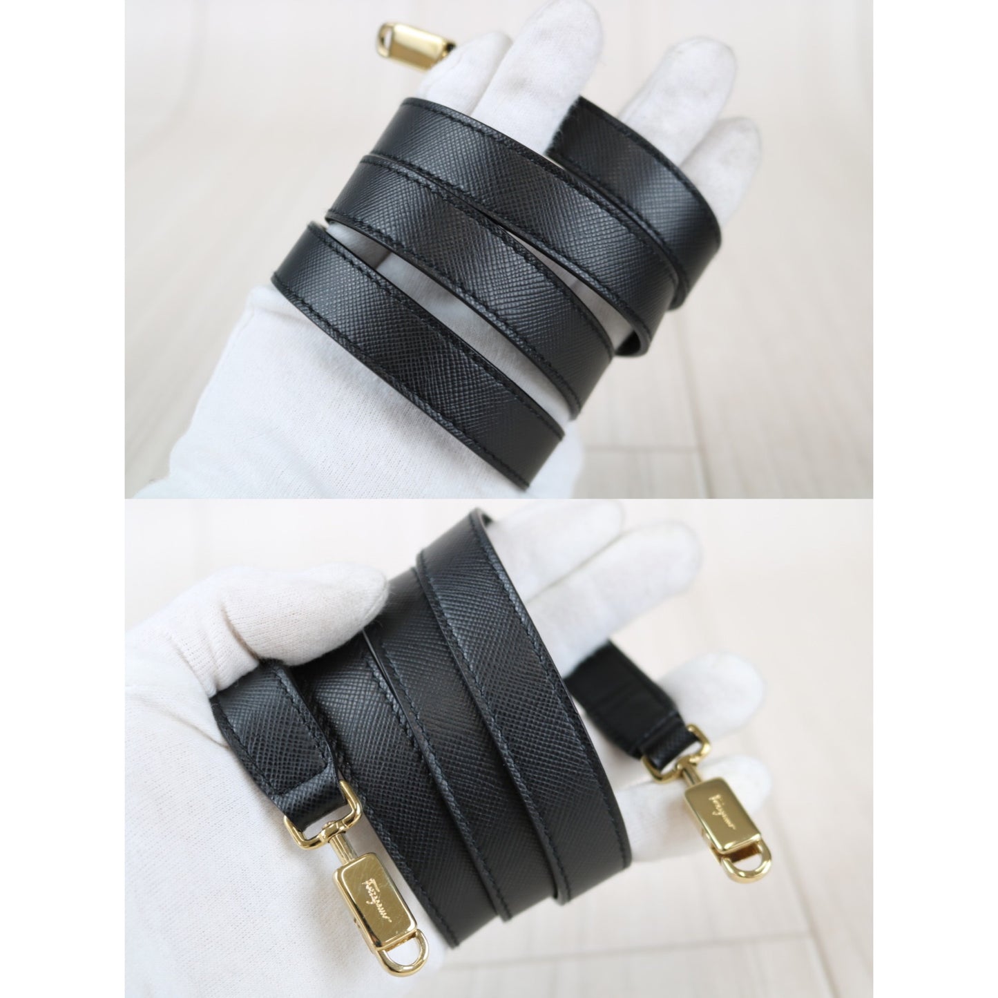 Rank A |Ferragamo Gancini 2WAY Handbag Shoulderbag|022606