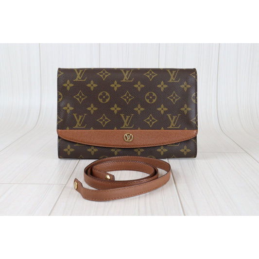 Rank AB | LV Monogram Bordeaux MM Shoulder Bag |23011301