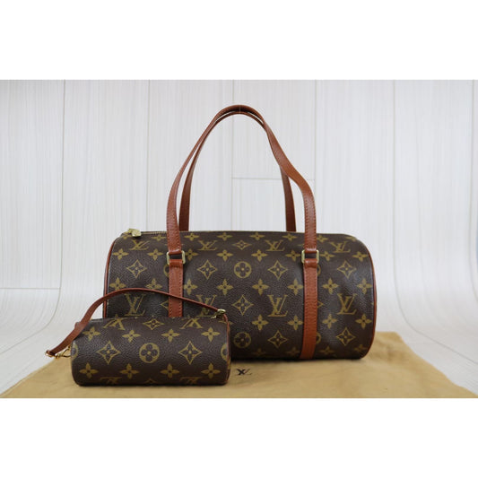 Rank A | LV Monogram Papillon 30 Handbag |061701