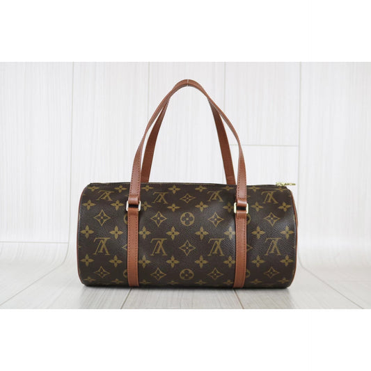 Rank A | LV Monogram Papillon 30 Handbag |050713