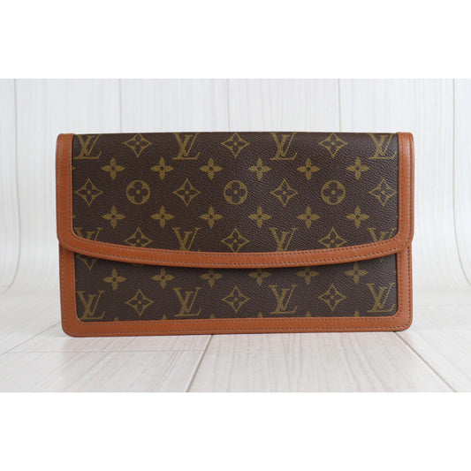 Rank A | LV Monogram Pochette Dame Vintage Clutch Bag|23030206