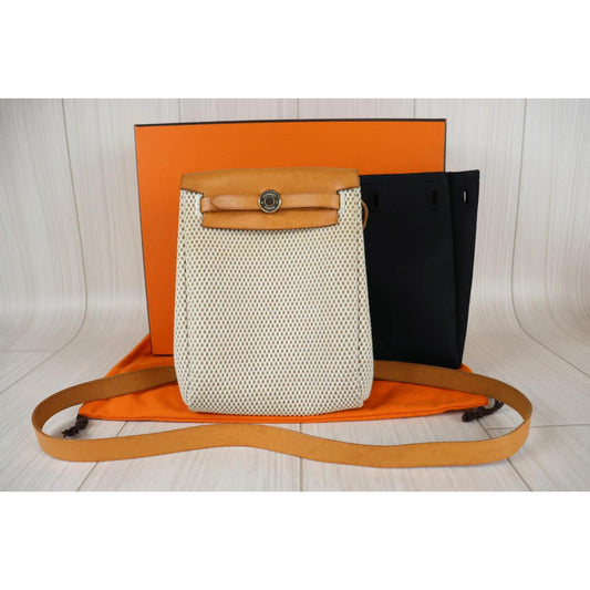 Rank AB | HERMES Herbag TPM Mini Shoulder Bag |091306