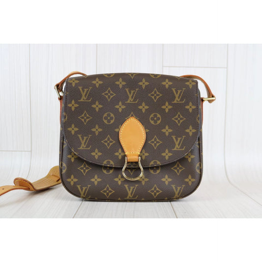 Rank A | LV Monogram Saint Cloud GM Shoulder Bag |061809