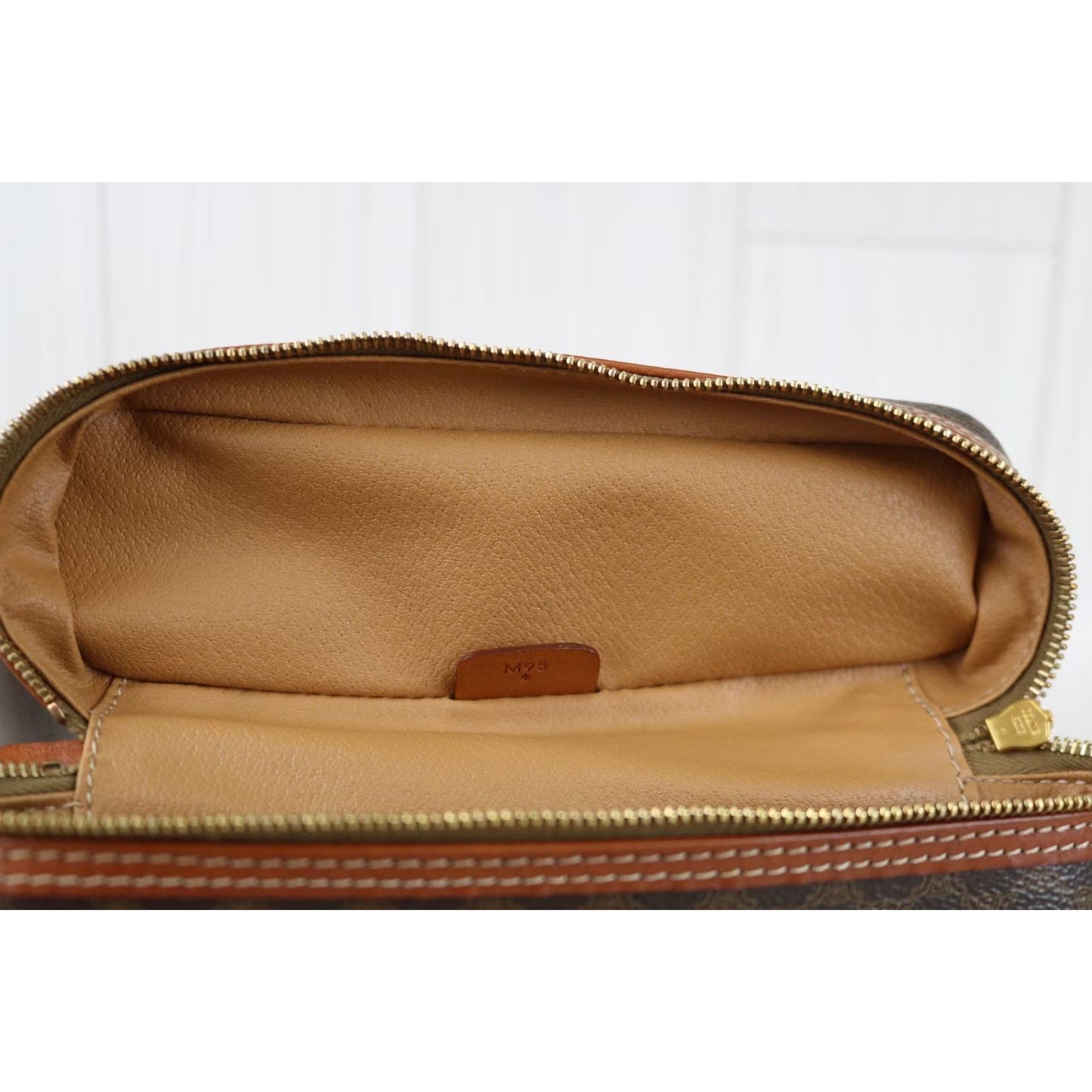 Rank AB | CELINE Macadam Vanity Handbag |060704