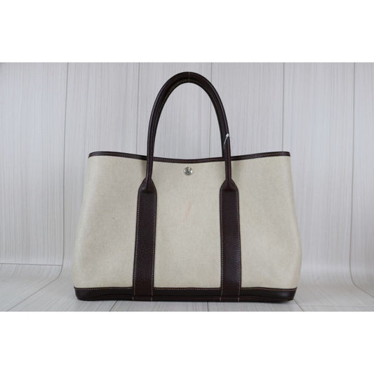 Rank AB | HERMES Garden party MM Handbag |060818