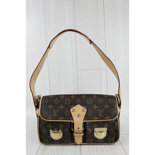 Rank AB |LV Monogram Hudson Shoulder Bag |22111607