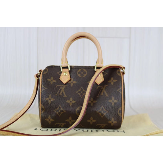 Rank SA |LV Monogram Nano Speedy Shoulder Bag|050614