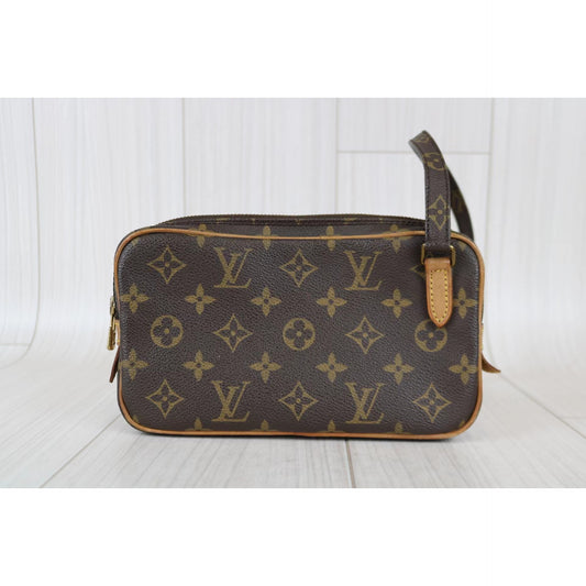 Rank AB |LV Monogram Pochette Marley Bandolier Shoulder Bag|021202