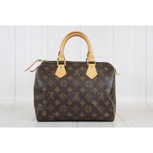 Rank AB | LV Monogram Speedy 25 |052108