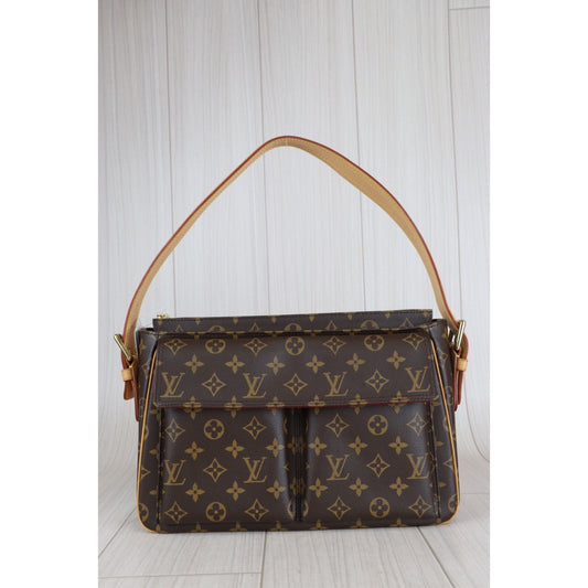 Rank A |LV Monogram Viva Cite GM Shoulder Bag|22122005