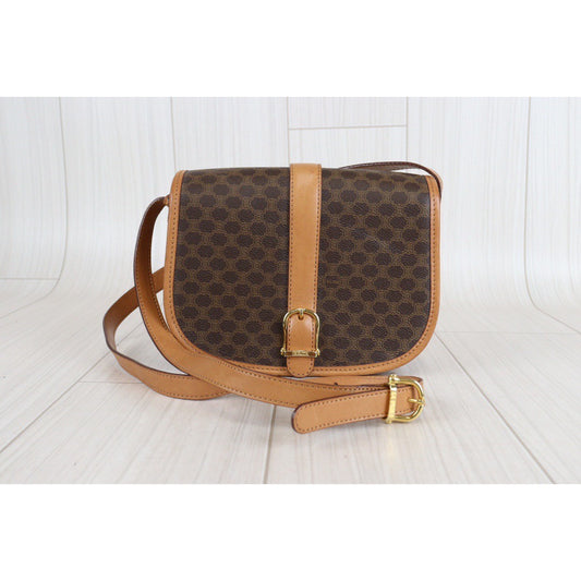 Rank AB|Celine Macadam Shoulder Bag|23022113