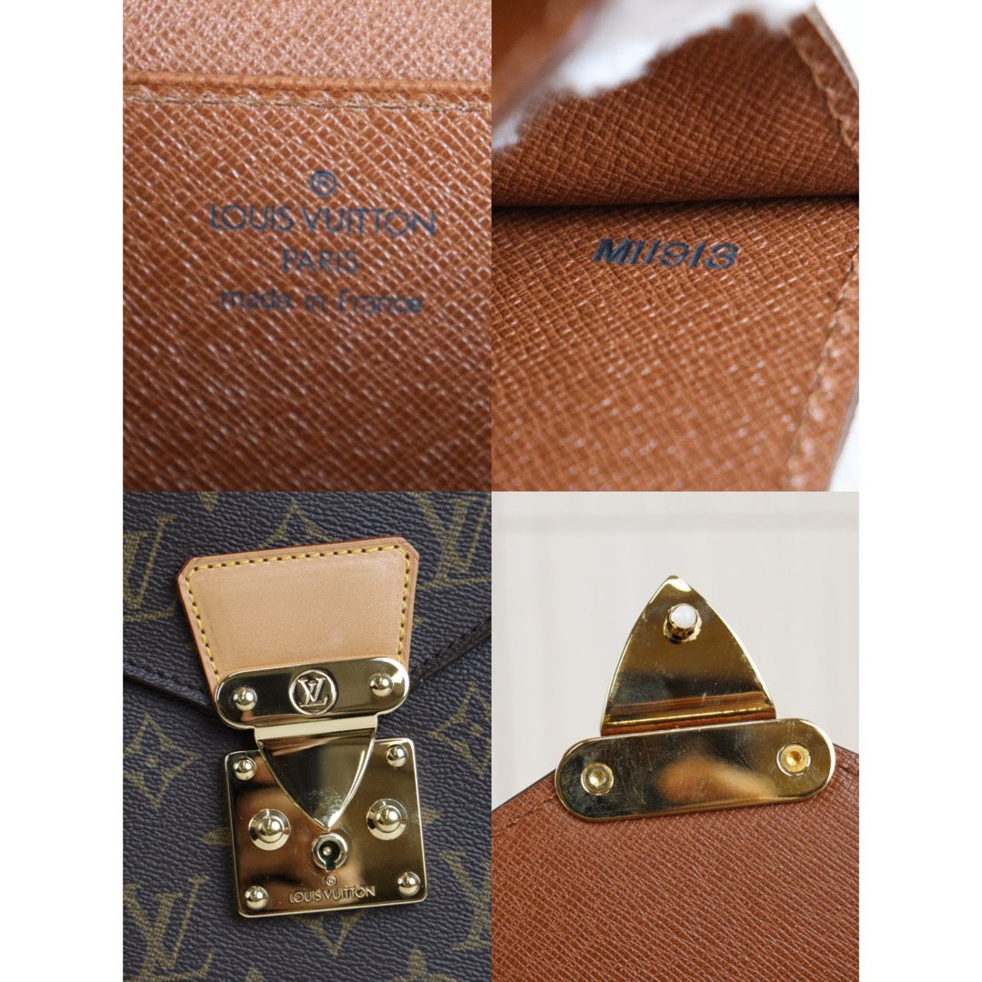 Rank A|LV Monogram Business Bag|23041108