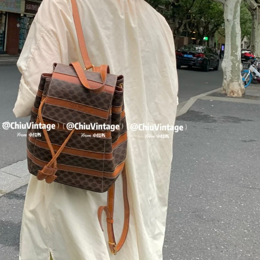 W-Rank A | CELINE Macadam Mini Backpack |071509