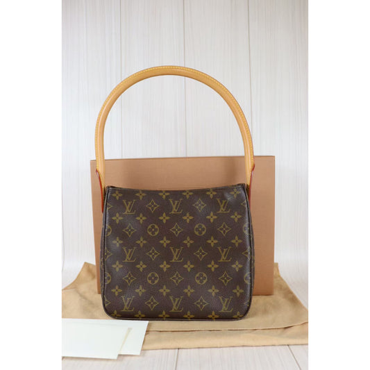 Rank A | LV Monogram Looping MM Shoulder Bag |083008