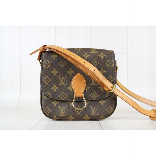 Rank A | LV Monogram Saint Cloud MM Shoulder Bag |101413