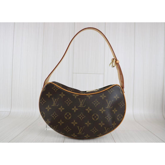 Rank A |LV Monogram Pochette Croissant Shoulder Bag|061410