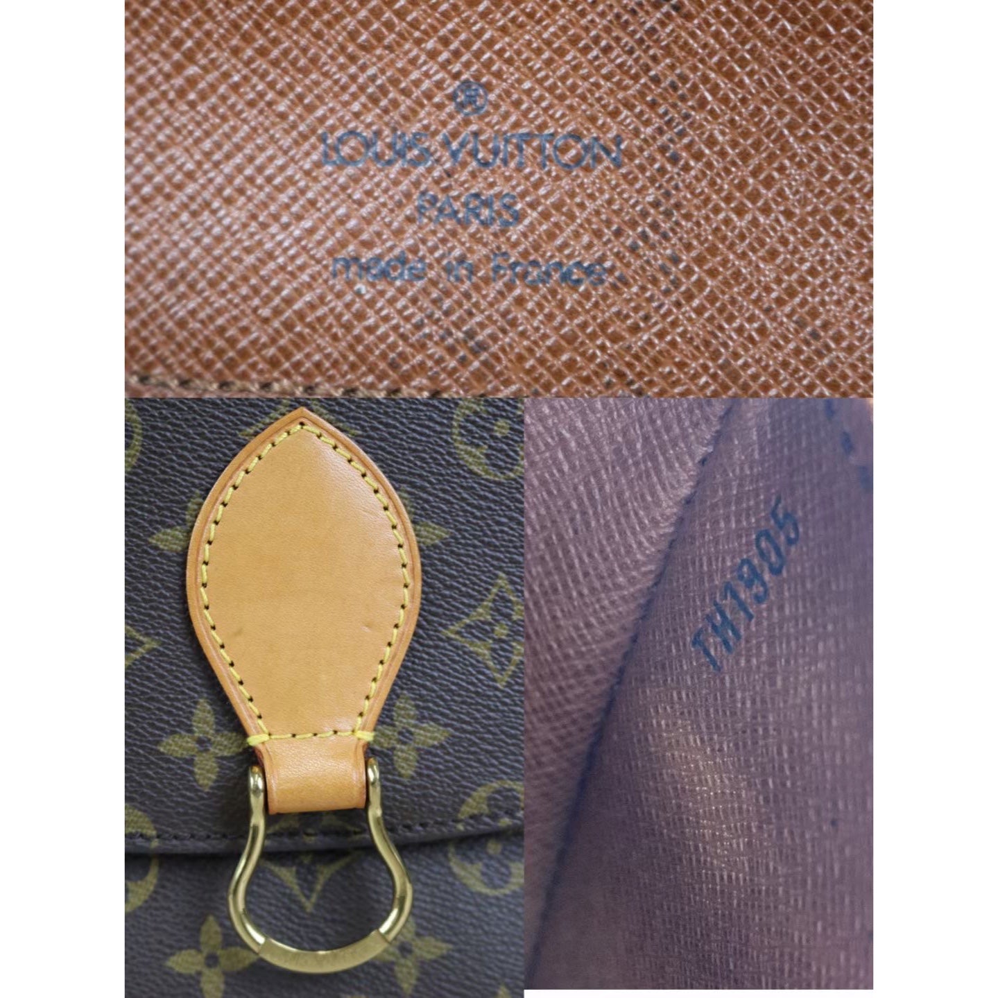 Rank A | LV Monogram Saint Cloud GM Shoulder Bag |032008